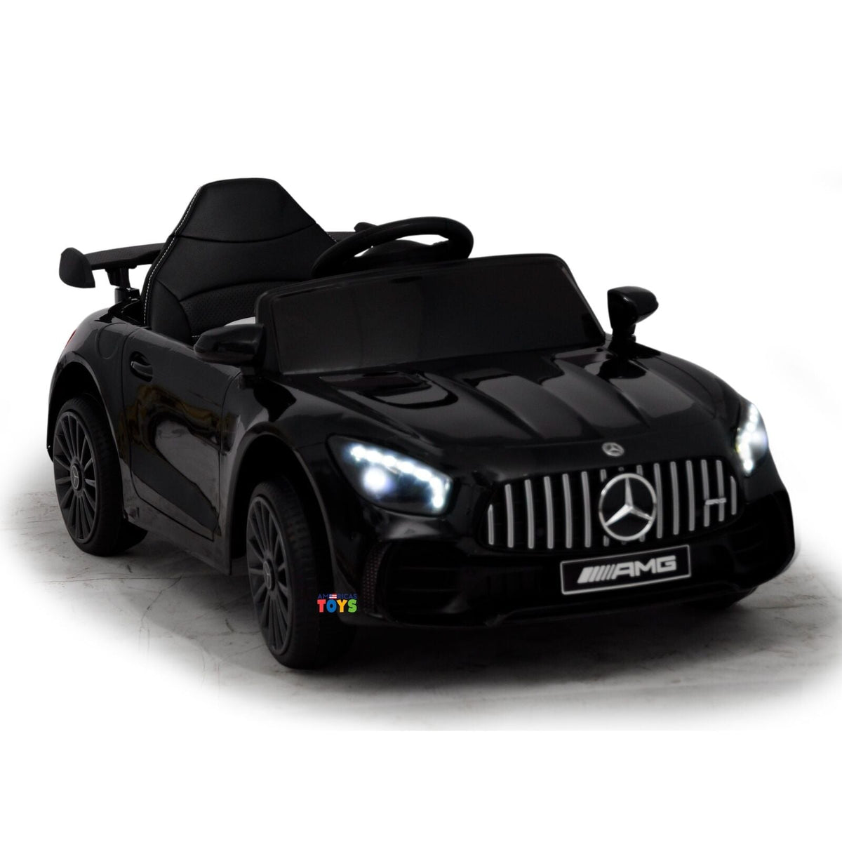 Licensed Mercedes-Benz 12V Ride-On Car with RC Control, MP3 Player, and Multiple Color Options for Kids