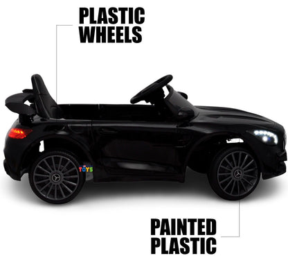 Licensed Mercedes-Benz 12V Ride-On Car with RC Control, MP3 Player, and Multiple Color Options for Kids