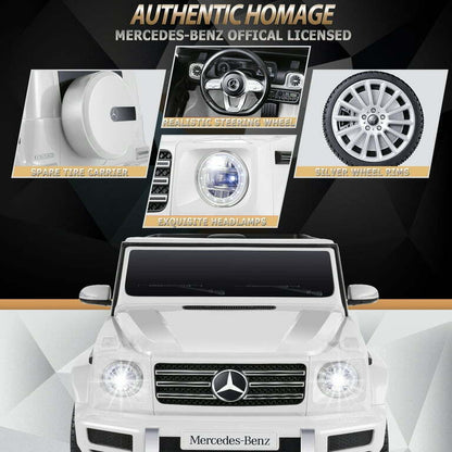 Licensed Mercedes-Benz 12V SUV Ride-On Car for Kids with Remote Control - 100W Powered Toy