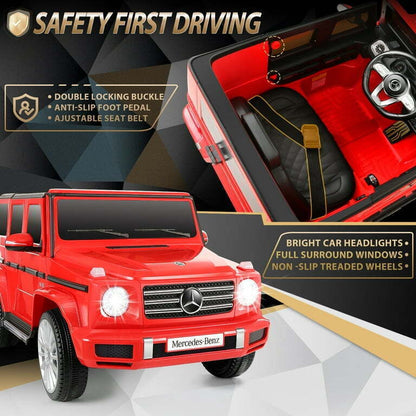Licensed Mercedes-Benz 12V SUV Ride-On Car for Kids with Remote Control