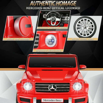 Licensed Mercedes-Benz 12V SUV Ride-On Car for Kids with Remote Control