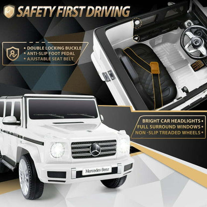 Licensed Mercedes-Benz 12V SUV Ride-On Car for Kids with Remote Control