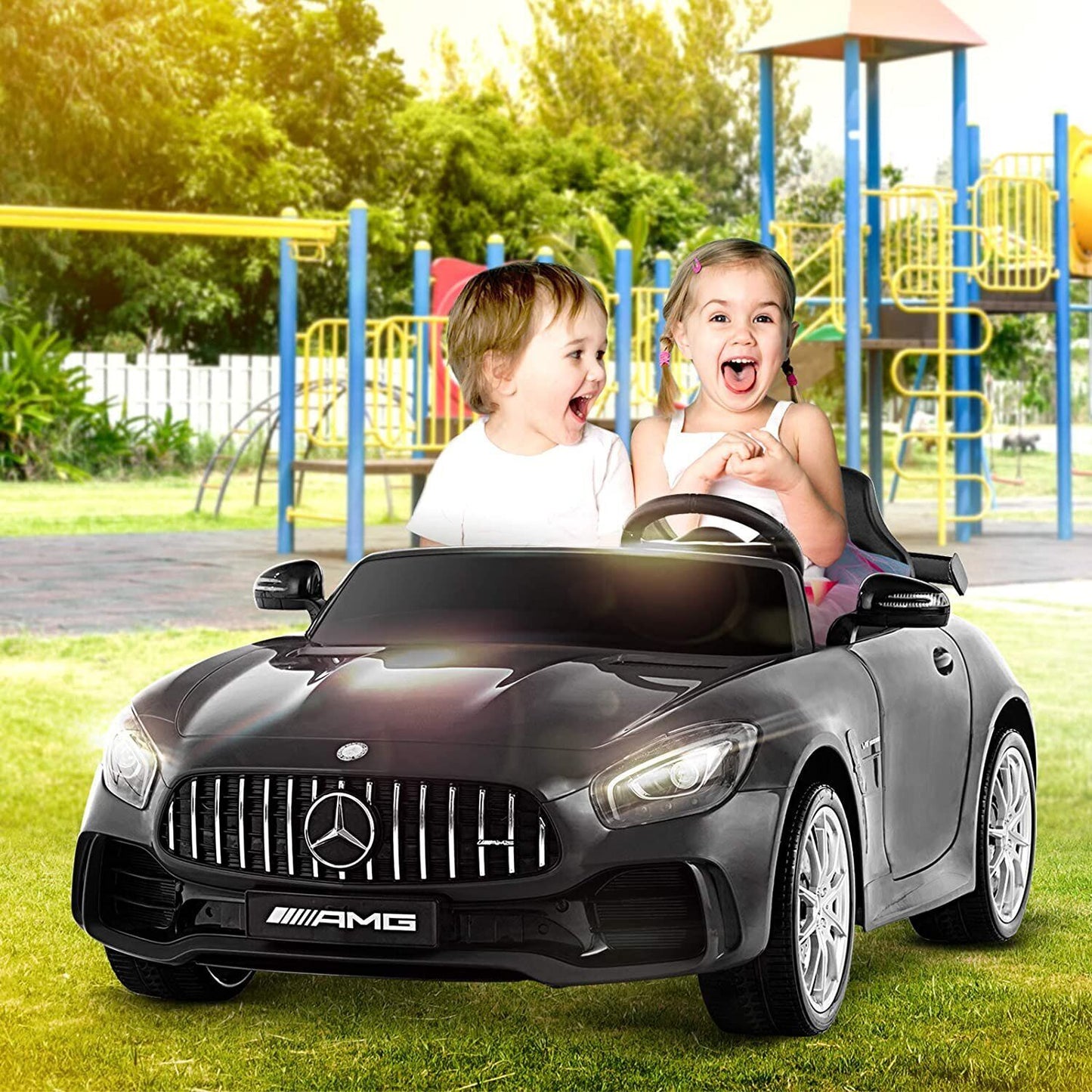 Licensed Mercedes-Benz 2 Seater Electric Ride-On Car for Kids with Remote Control