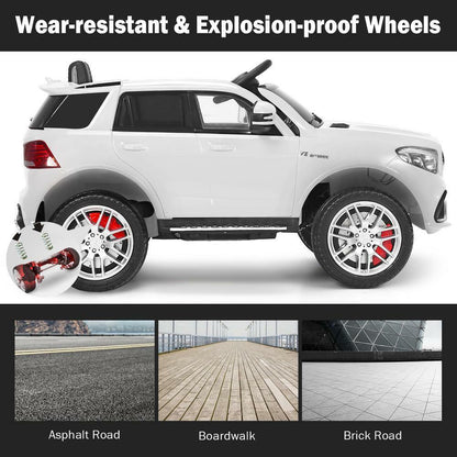 Licensed Mercedes Benz Electric Ride-On Car for Kids with MP3 and Remote Control