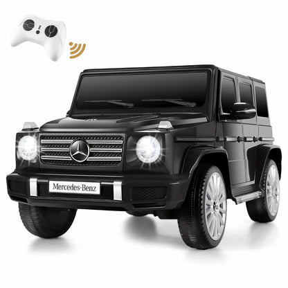Licensed Mercedes-Benz G500 12V Ride-On Car with Remote Control and AUX/USB Connectivity for Kids
