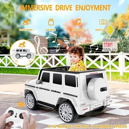 Licensed Mercedes-Benz G500 4WD Kids Ride-On Car with Remote Control & USB