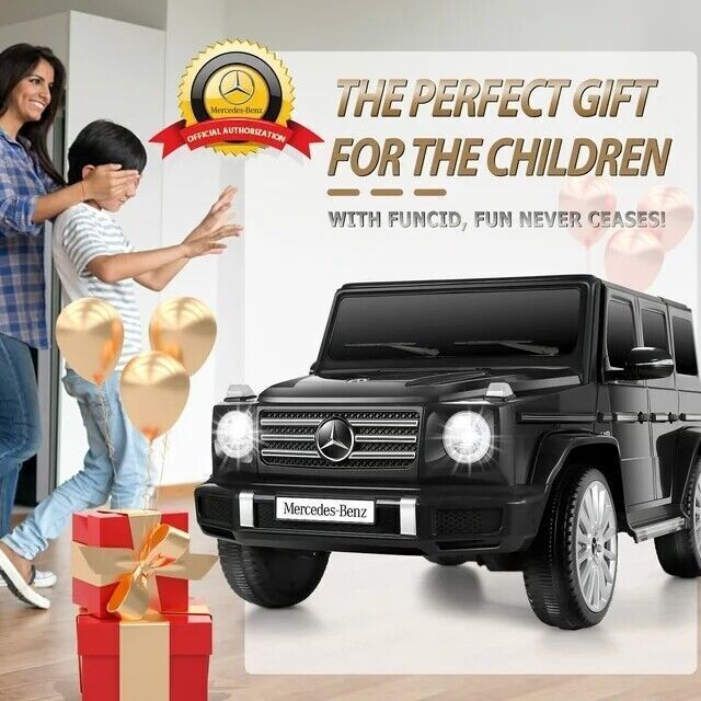 Licensed Mercedes-Benz G500 4WD Kids Ride-On Car with Remote Control and Music