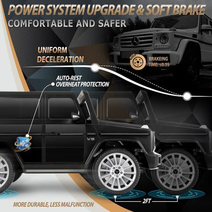 Licensed Mercedes-Benz G500 4WD Kids Ride-On Car with Remote Control and MP3 Player