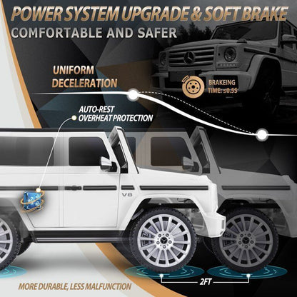 Licensed Mercedes-Benz G500 4WD Kids Ride-On Car with Remote Control and MP3 Player