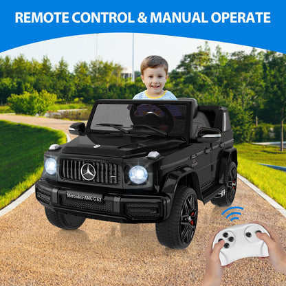 Licensed Mercedes-Benz G63 Electric Ride-On Car for Kids - 12V Battery Powered Vehicle