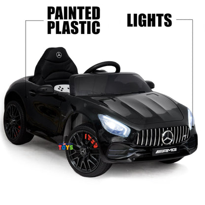 Licensed Mercedes-Benz Remote Control Car for Kids with Leather Seat in Multiple Colors