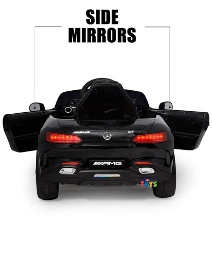 Licensed Mercedes-Benz Remote Control Car for Kids with Leather Seat in Multiple Colors