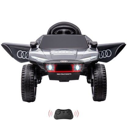 Licensed RS E-trons Racing Car 12V Ride-On with Remote Control for Kids