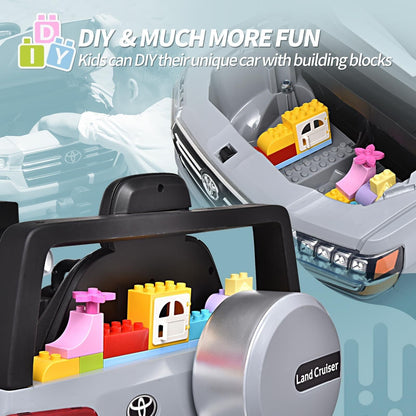 Licensed Toyota 12V Kids Ride-On Truck with Battery-Powered Motor