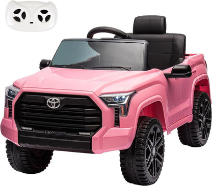 Licensed Toyota Tundra Pickup Electric Car for Kids - 12V 2-Seater Ride On Truck