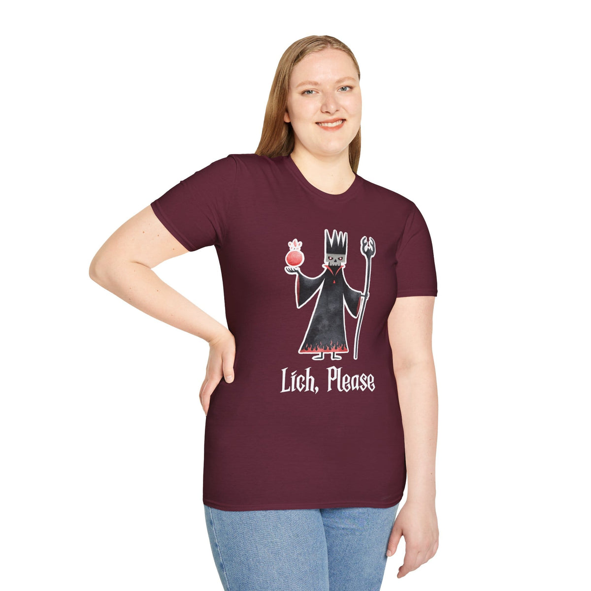 Lich Please Funny D&D T-Shirt