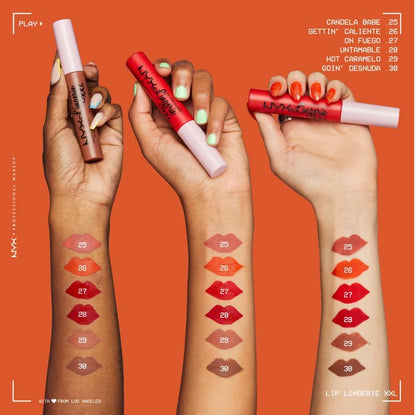 NYX Lip Lingerie XXL Long-Lasting Matte Liquid Lipstick - Hot Caramelo
