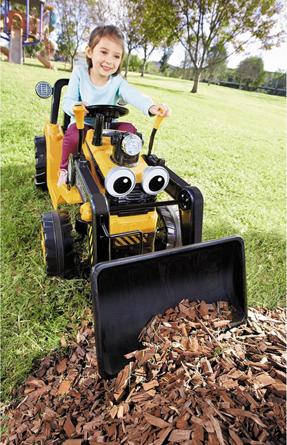 Bulldozer Digger Front Loader Ride On Construction Toy For Kids
