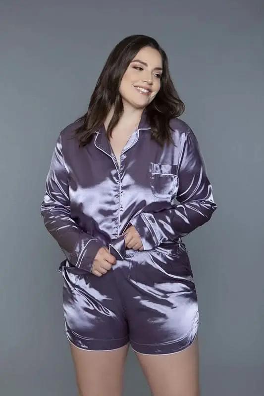 Women's Sleepwear Set PJ Set - Comfortable Sleepwear - Lilac Liz