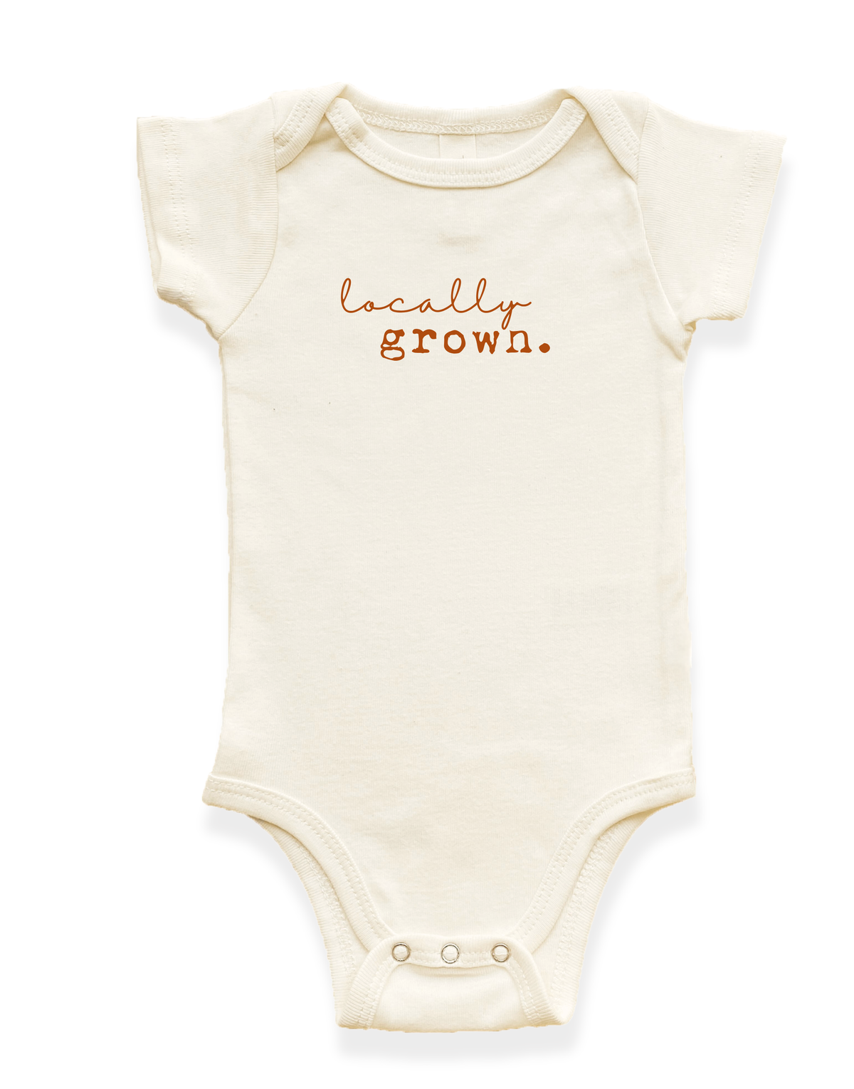 Locally Grown Organic Baby Bodysuit