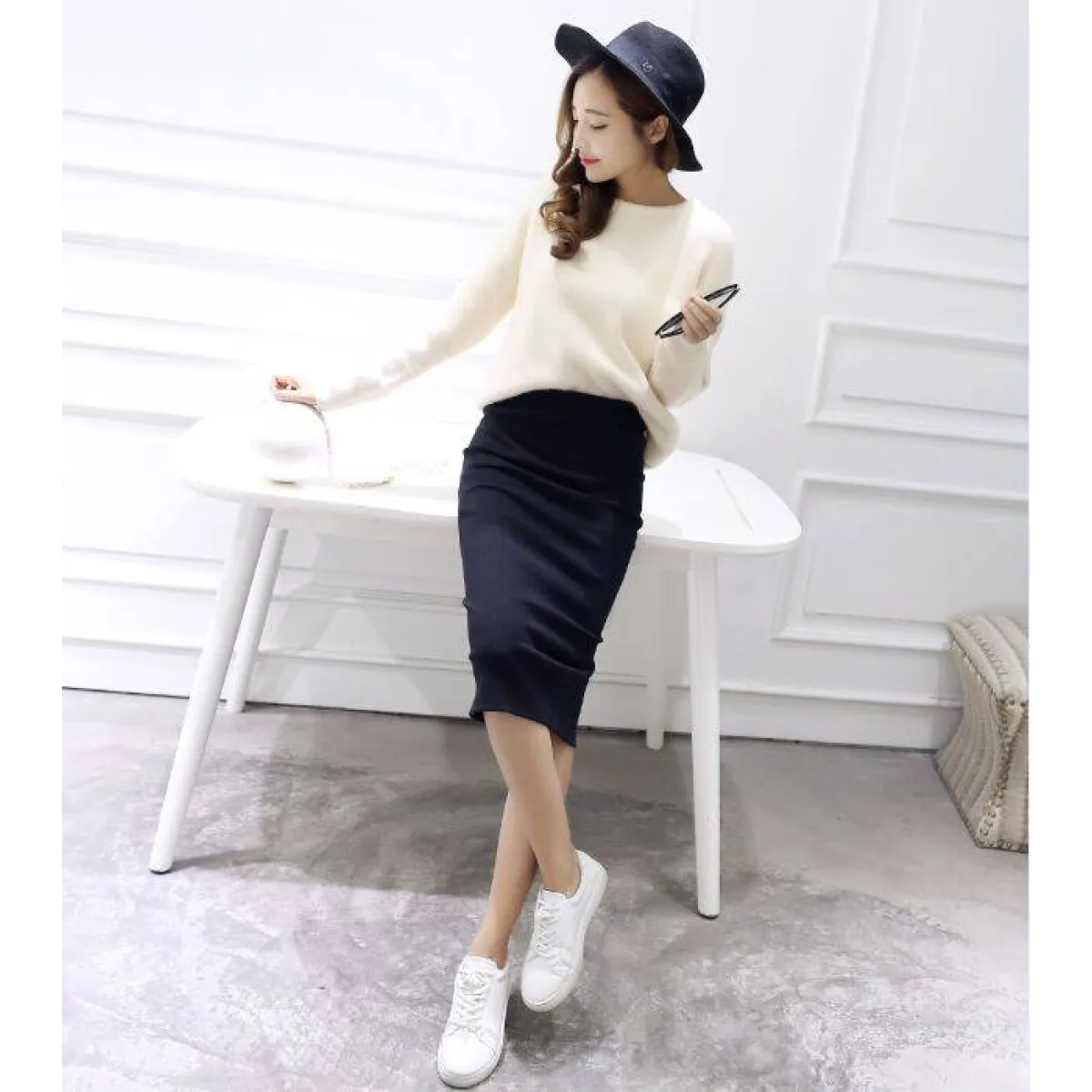 Long Midi Pencil Skirts