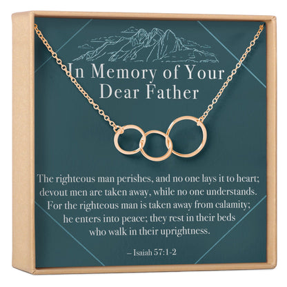 Loss of Father Necklace, Multiple Styles Necklace