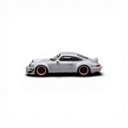 CM Model Porsche 964 Widebody Nero Gray 1:64