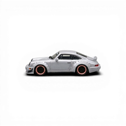CM Model Porsche 964 Widebody Nero Gray 1:64