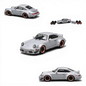 CM Model Porsche 964 Widebody Nero Gray 1:64