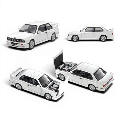 Mortal BMW E30 M3 Sedan Pearl White 1:64