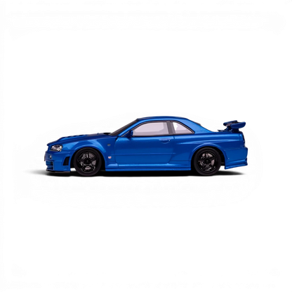 Cars' Lounge Nissan Skyline GT-R R34 Z-TUNE Bayside Blue 1:64