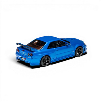 Cars' Lounge Nissan Skyline GT-R R34 Z-TUNE Bayside Blue 1:64