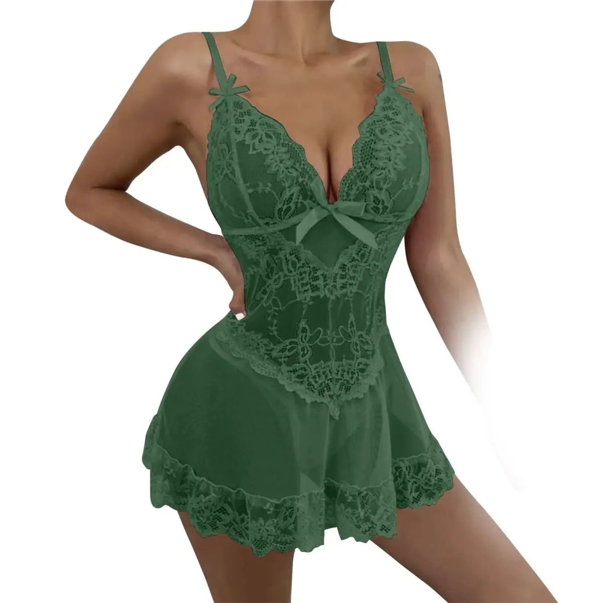 Women's Red Lace Nightgown | Love Salve Sleepwear