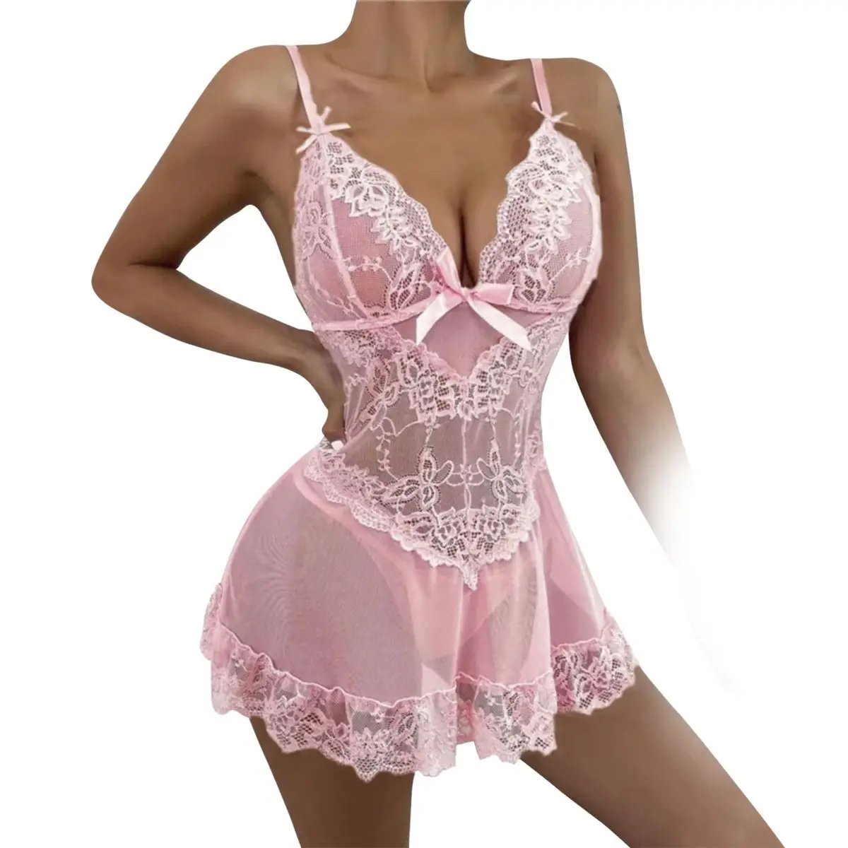 Women's Red Lace Nightgown | Love Salve Sleepwear