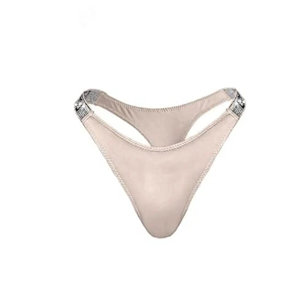 Love Salve Rhinestone Cotton Thong — Brazilian Lingerie for Women