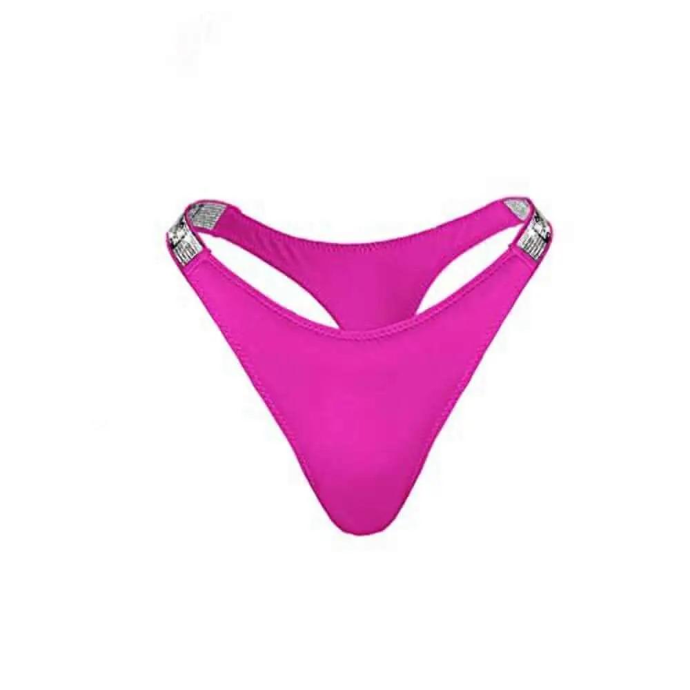 Love Salve Rhinestone Cotton Thong — Brazilian Lingerie for Women