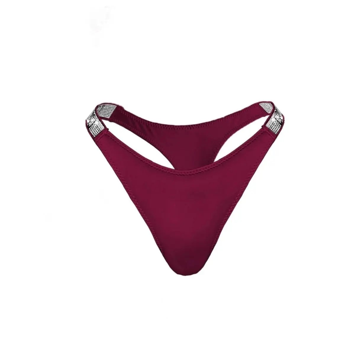Love Salve Rhinestone Cotton Thong — Brazilian Lingerie for Women