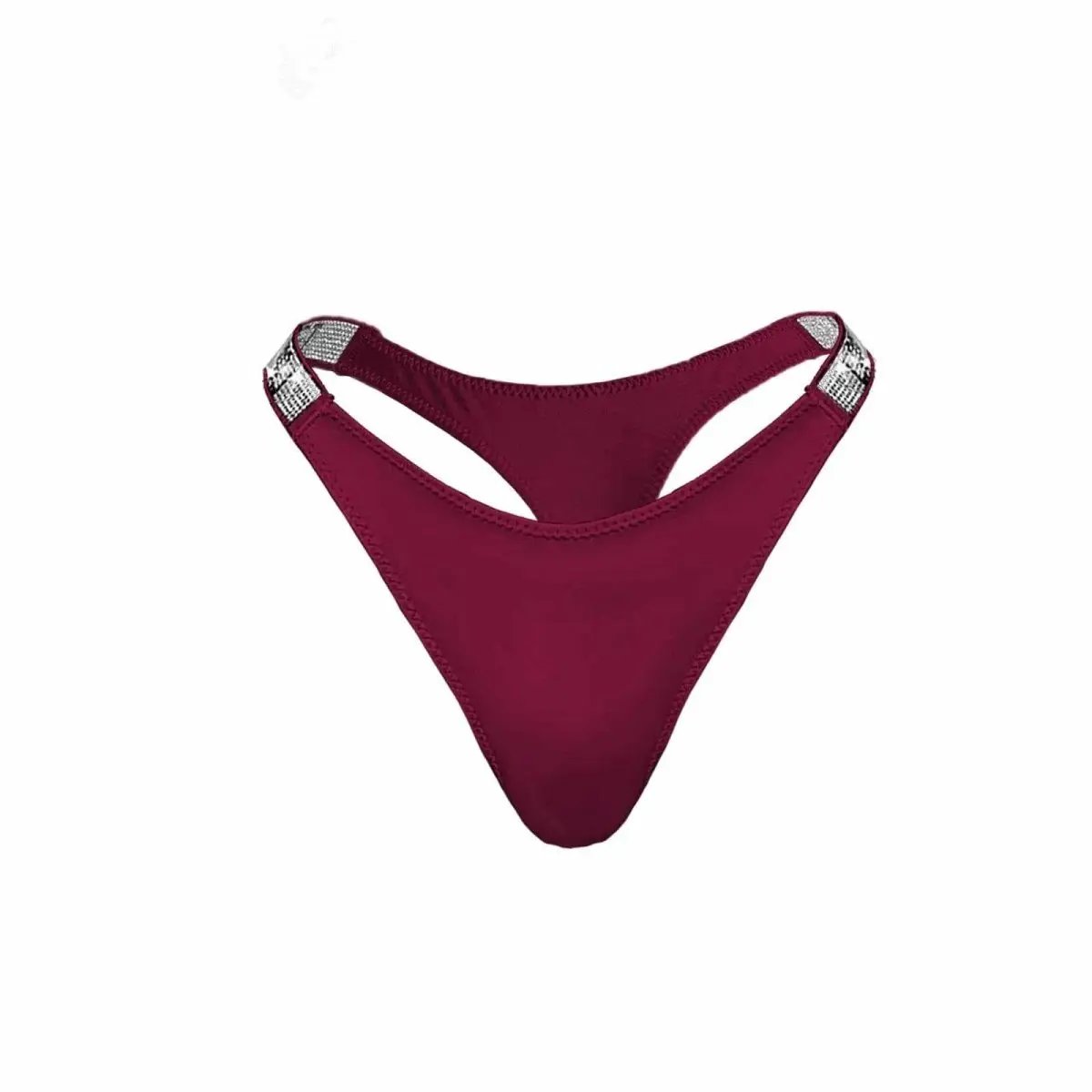 Love Salve Rhinestone Cotton Thong — Brazilian Lingerie for Women