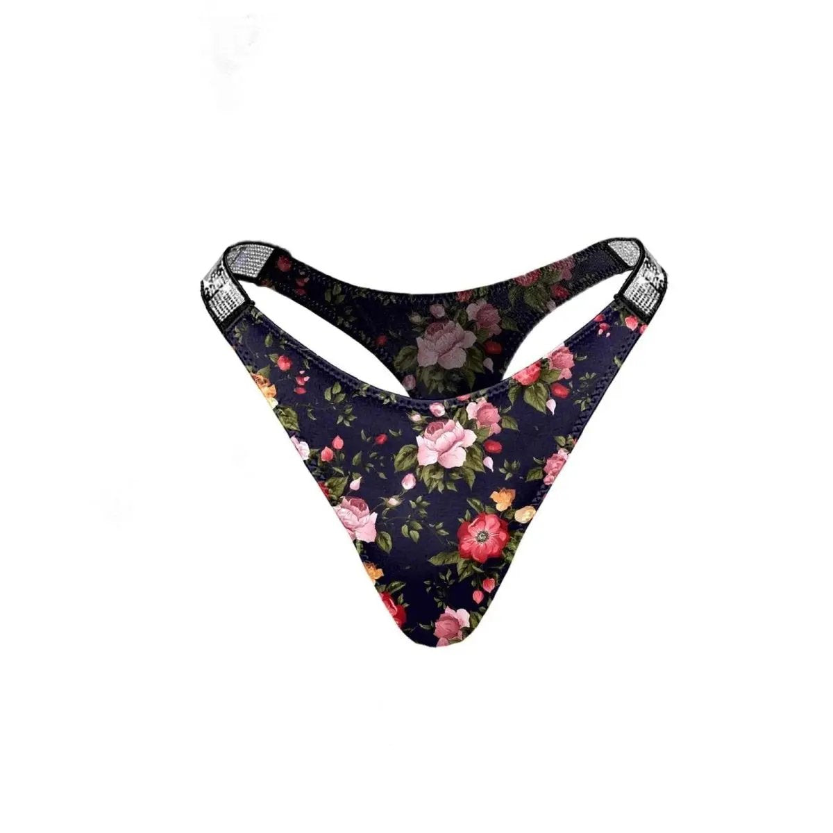Love Salve Rhinestone Cotton Thong — Brazilian Lingerie for Women