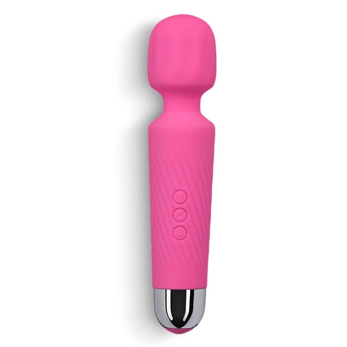3 Colors Rechargeable 20 Speed Handheld Massager Vibrator Wand Vibrating Massager