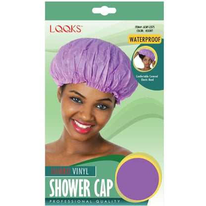 LQQKS Jumbo Vinyl Shower Cap