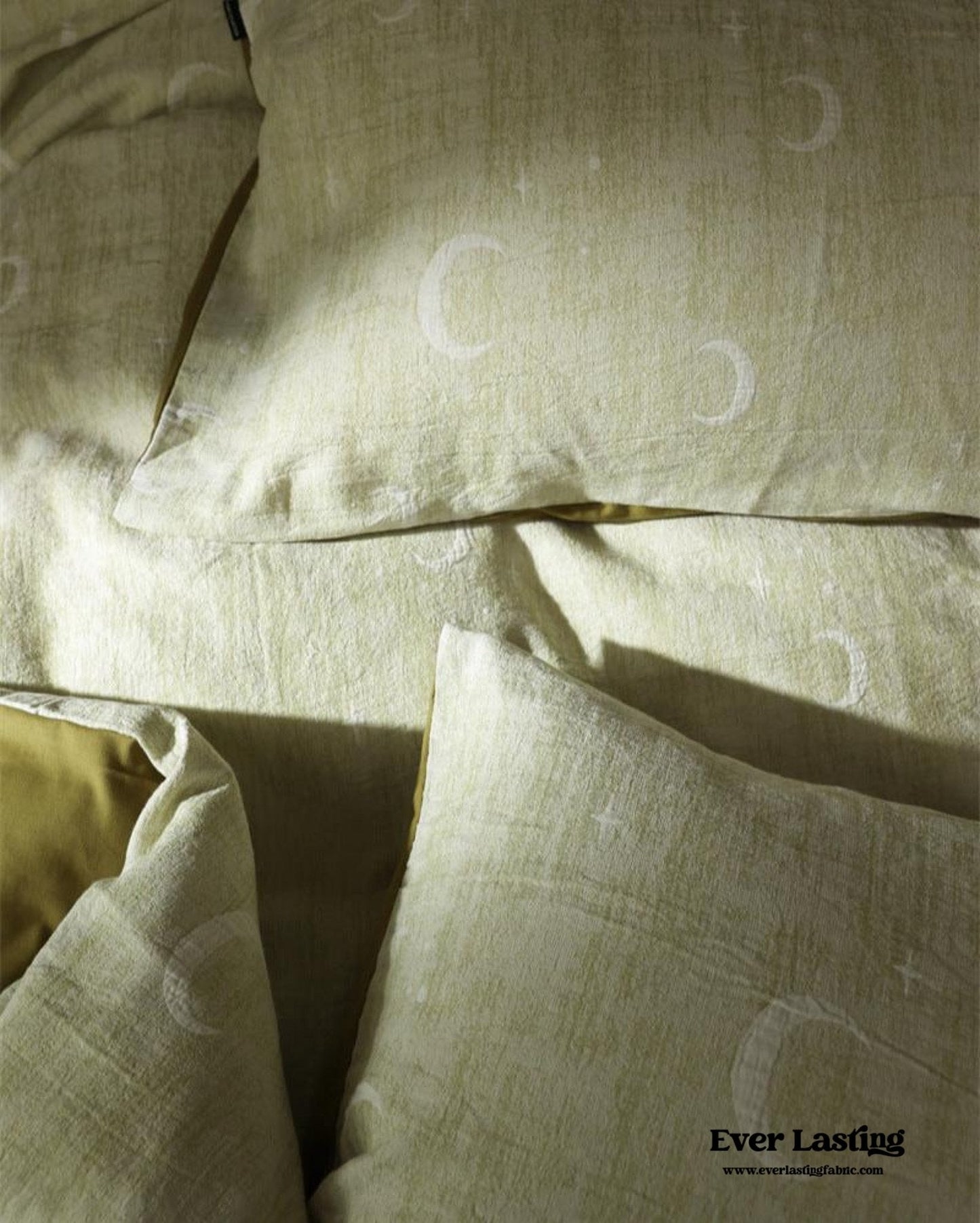 Lucien Silky Vintage Jacquard Bedding Set / Blue