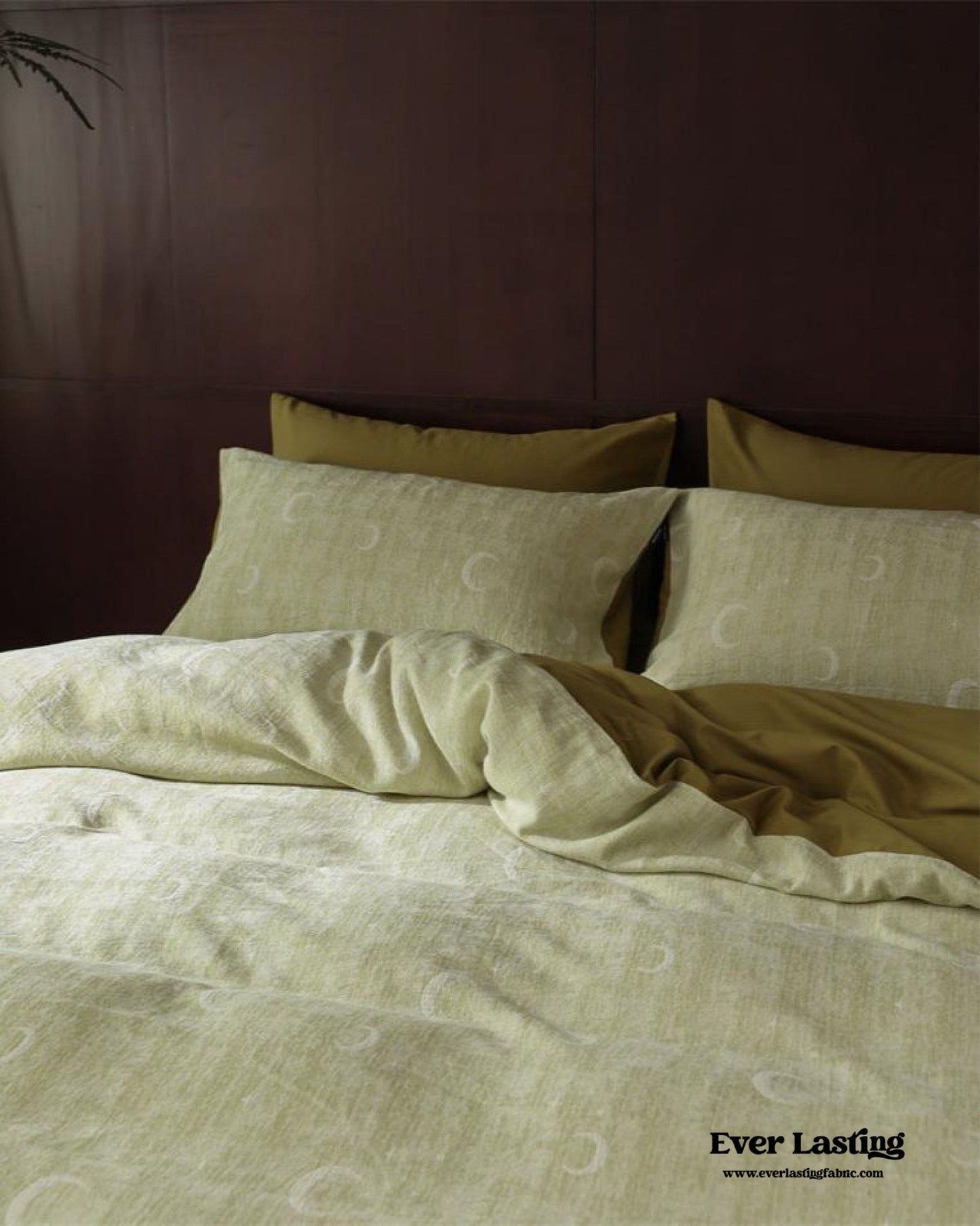 Lucien Silky Vintage Jacquard Bedding Set / Blue