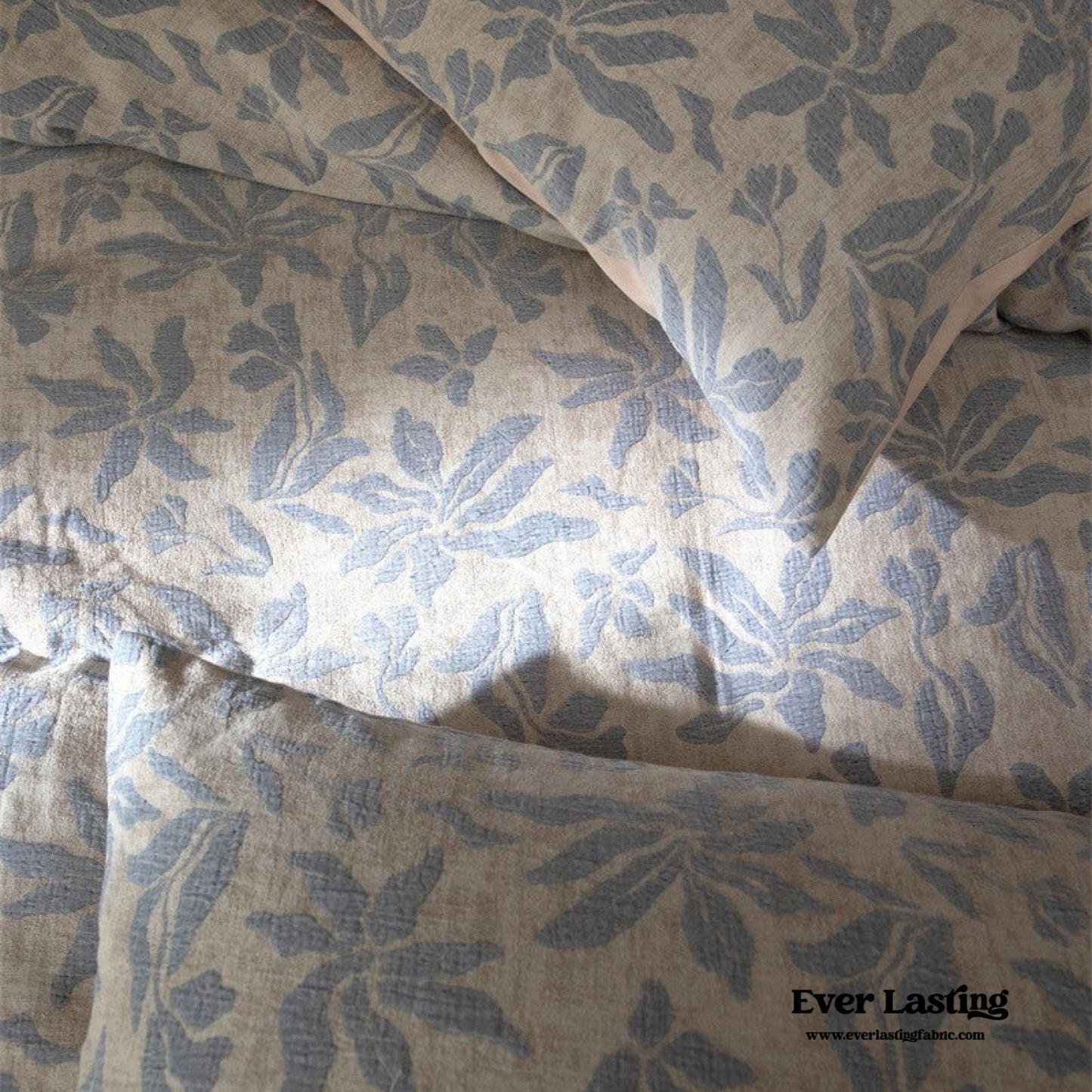 Lucien Silky Vintage Jacquard Bedding Set / Green