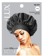 Lux by Qfitt Silk Hair Bonnet (L-XL) Onyx 7002