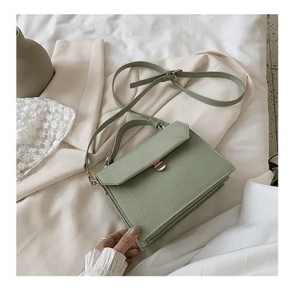Luxury Snow White Crossbody Bags For Women And Girls Small PU Leather Handbag - Ladies Designer Evening Bags