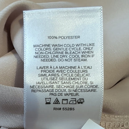 Express Cream/Beige Women's Blouse Large