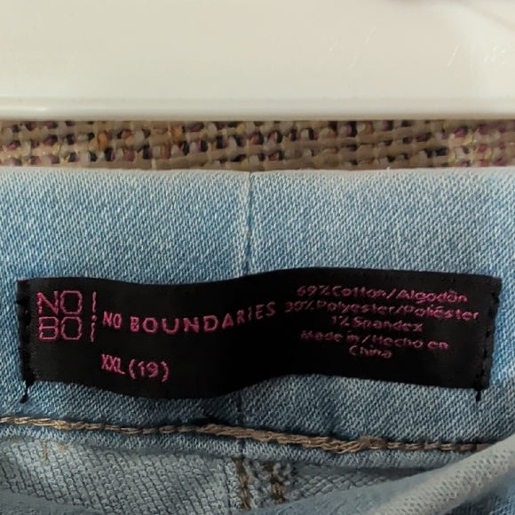 No Boundaries Light Blue Women's Jeggings Size XXL (19)