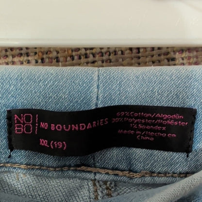 No Boundaries Light Blue Women's Jeggings Size XXL (19)
