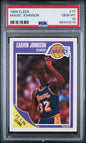 Graded 1989 Fleer Magic Johnson #77 Basketball Card PSA 10 Gem Mint